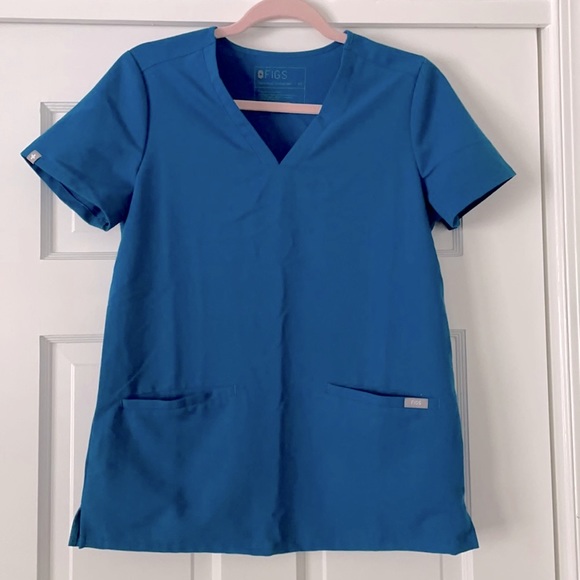 Figs XS Caribbean Blue Scrub Set - Picture 2 of 8